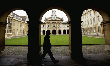 A man at Cambridge University