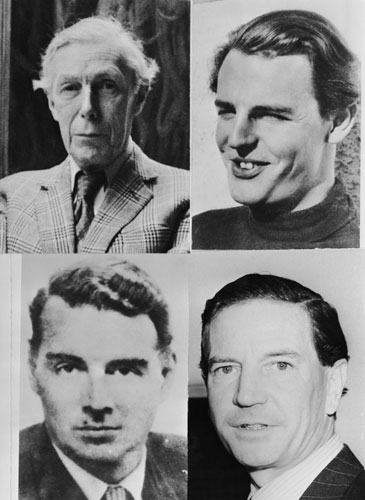 Gallery 1951: Four members of the 'Cambridge Five'