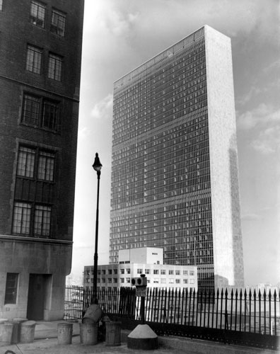 Gallery 1951: The United Nations Secretariat building in New York