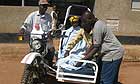 The eRanger motorbike ambulance in use in Gulu, in northern Uganda