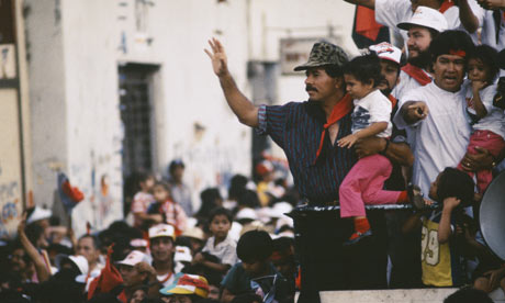 Daniel Ortega campaigns in Nicaragua