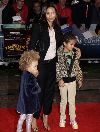 London film festival 1: London film festival Fantastic Mr Fox: Thandie Newton