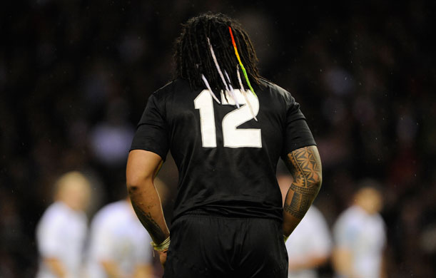 England v All Blacks: Ma'a Nonu watches the play
