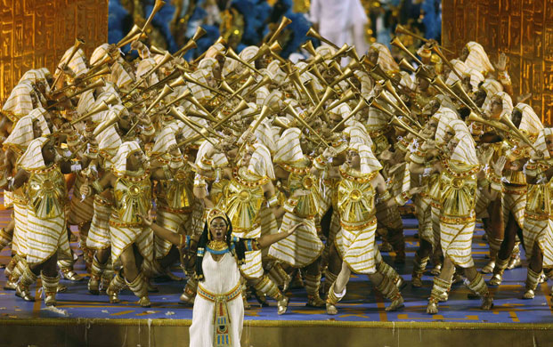 Carnival: Vila Isabel samba school dance during the Carnival in Rio de Janeiro