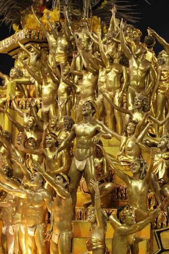 Carnival: Vila Isabel samba school at Rio Carnival 