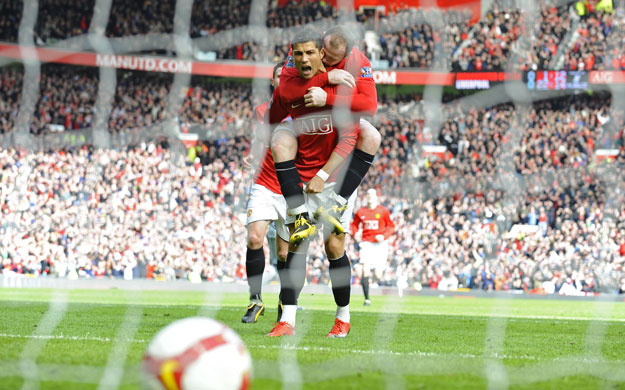 Man Utd v Liverpool: Ronaldo celebrates