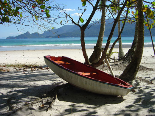 Brazil beaches: Lopes Mendes beach in Rio State Brazil