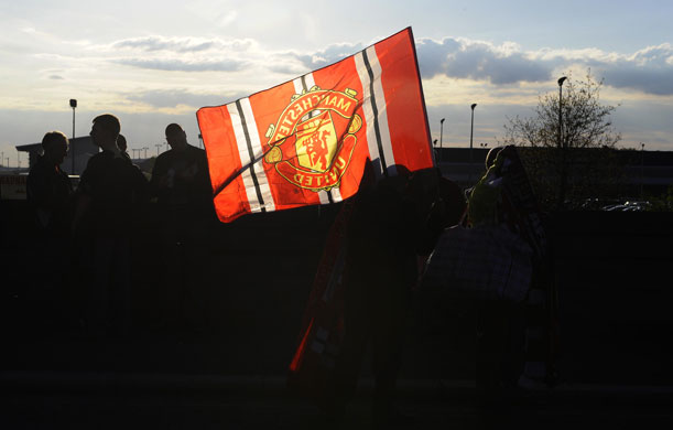 Man Utd v Arsenal: United flag