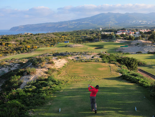 Sport: 24 hours: Pablo Martin of Spain plays a tee shot