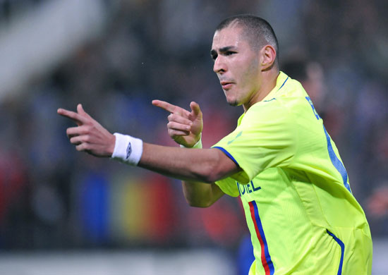 Replacements for Ronaldo: Olympique Lyonnais' striker Karim Benzema