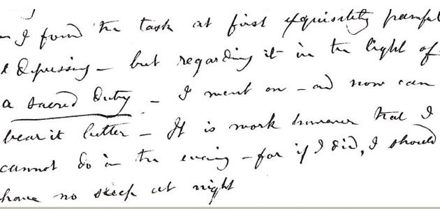 British Library archive: A letter from Charlotte Brontë to Ellen Nussey