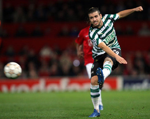 Top transfer targets: Miguel Veloso of Sporting Lisbon shoots