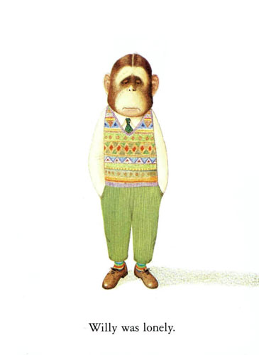 Anthony Browne: Willy and Hugh illustration by Anthony Browne