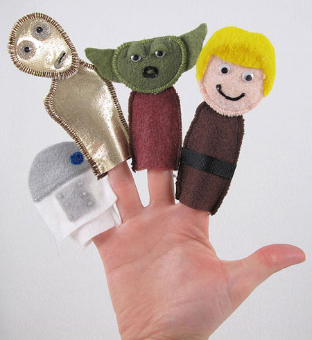 Stitch Wars: Star Wars Finger Puppets