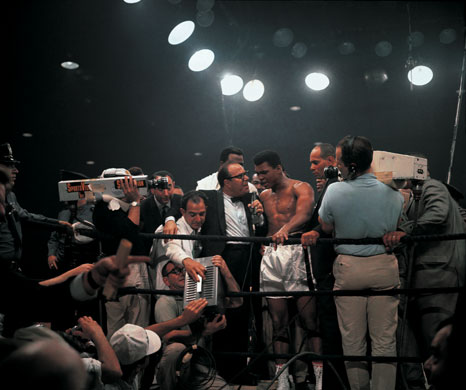 Photography books: Muhammad Ali, photographed at Ali vs Liston II, in GOAT