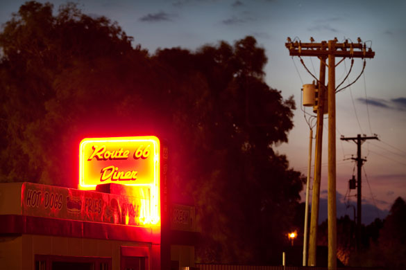 Grapes of Wrath I: Route 66 Diner, Clinton, Oklahoma
