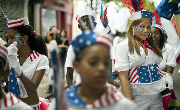 notting: Dancers attend the Notting Hill Carnival 