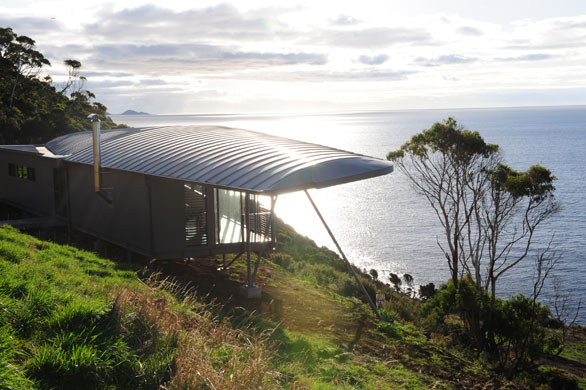 Cabins: The Winged House, Tasmania, Australia  