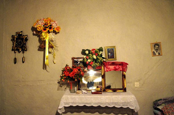 Iran: Decorations in a home near the Assassin’s Castle of Alamut in Iran