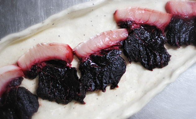 Dolphins in Japan: Slices of dolphin meat arranged on a plate