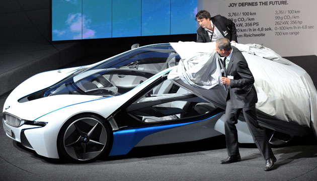 Frankfurt motor show: BMW Vision Efficient Dynamics concept car at the Frankfurt Motor Show 