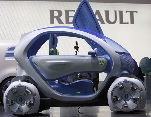 Frankfurt motor show: The new Twizy Zero Emission Concept Car from Renault