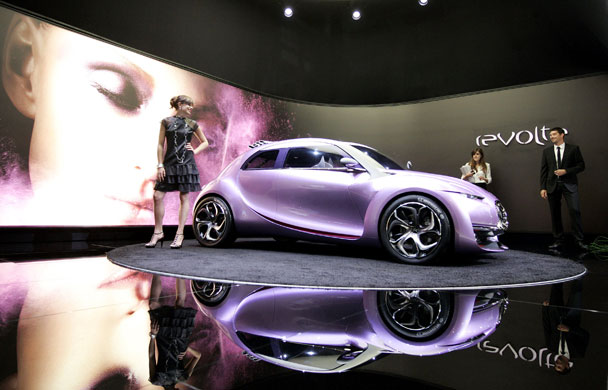 Frankfurt motor show: The new Citroen Revolte car is presented 