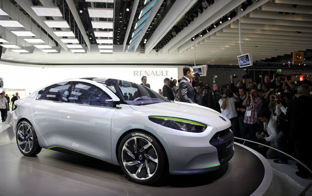 Frankfurt motor show: A Fluence Z.E. concept car from Renault 