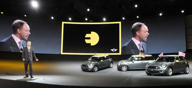 Frankfurt motor show: BMW's Ian Robertson presents the new electric E-Minis