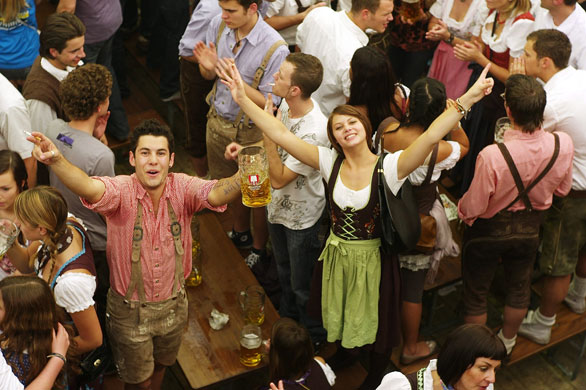 Oktoberfest in Munich : Oktoberfest starts in Munich 