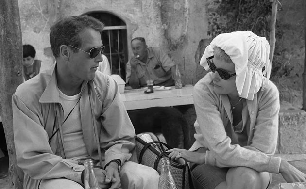 Paul Newman: Paul Newman with companion