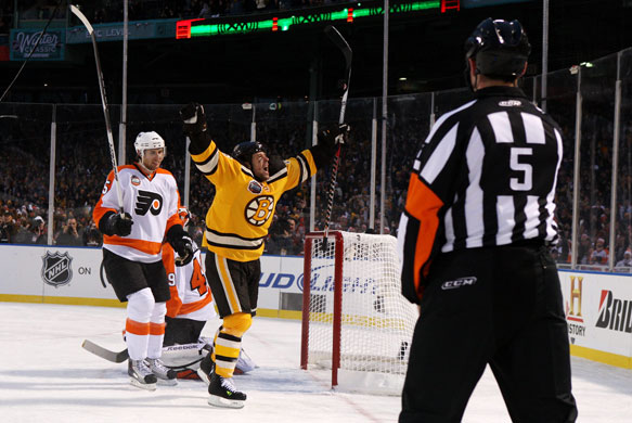 24sport: Boston Bruins beat the Philadelphia Flyers 2-1