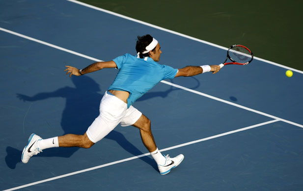 24sport: Roger Federer plays a return to David Ferrernnis Championship