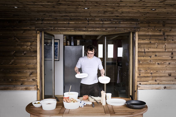 Skiing: Hugh Fearnley-Whittingstall in Switzerland