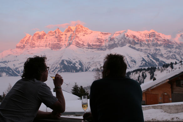 Skiing: Hugh Fearnley-Whittingstall in Switzerland
