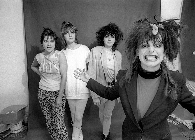 Ari Up of The Slits: The Slits - Palmolive, Viv Albertine, Tessa Pollitt and Ari Up, 1988