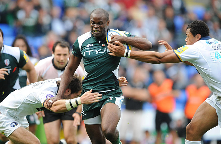 Heineken preview: Topsy Ojo of London Irish in action