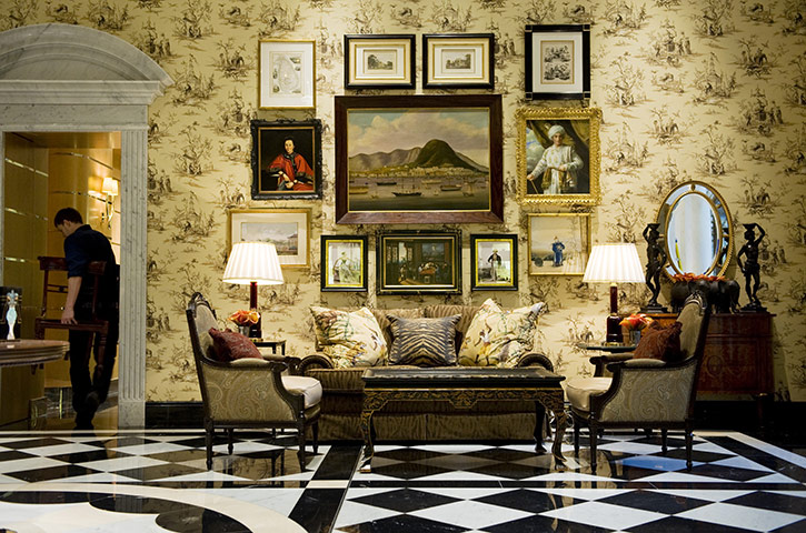 Savoy hotel reopens: One of the reception rooms