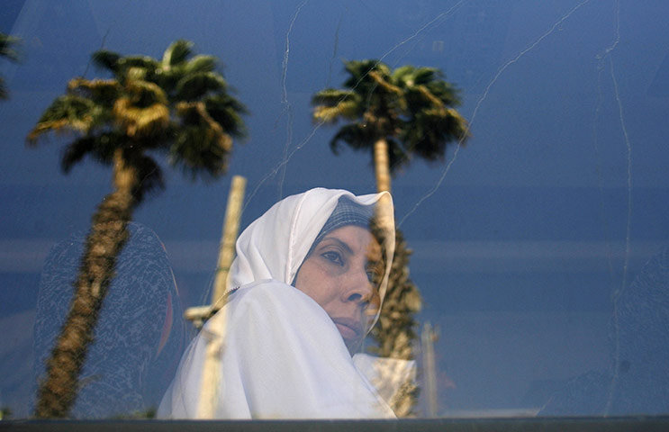 Hajj In Mecca: Muslim pilgrims on their way to the hajj in Mecca from Gaza