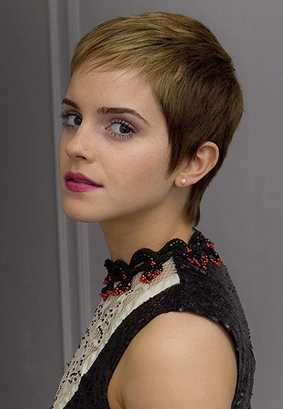 Pixie crops: Emma Watson