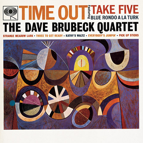 Neil Fujita: The Dave Brubeck Quartet, Time Out, 1959. Album cover design by Neil Fujita