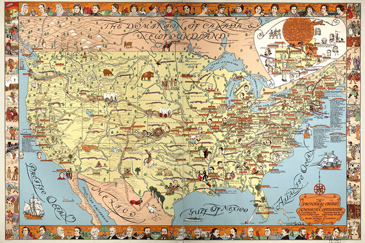 Gallery: Mapping out the American dream | Books | The Guardian