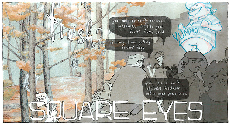 Graphic Short Story Prize: Square Eyes by Anna Mill