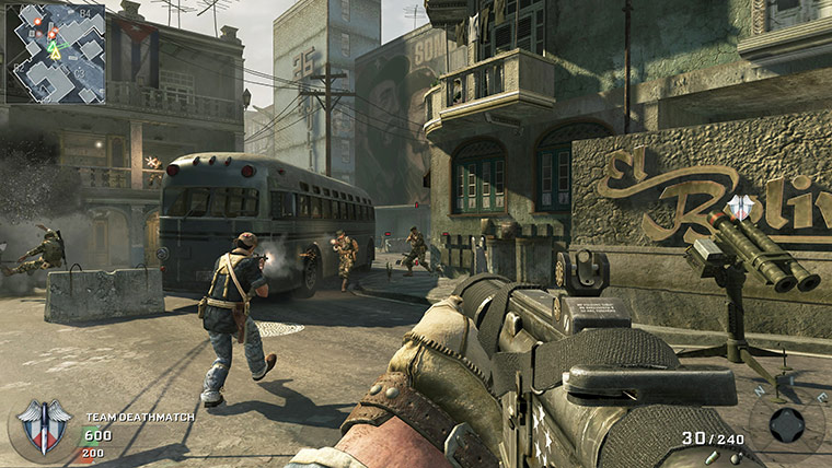 Call of Duty: Black Ops: The Havanna map is another dense urban location