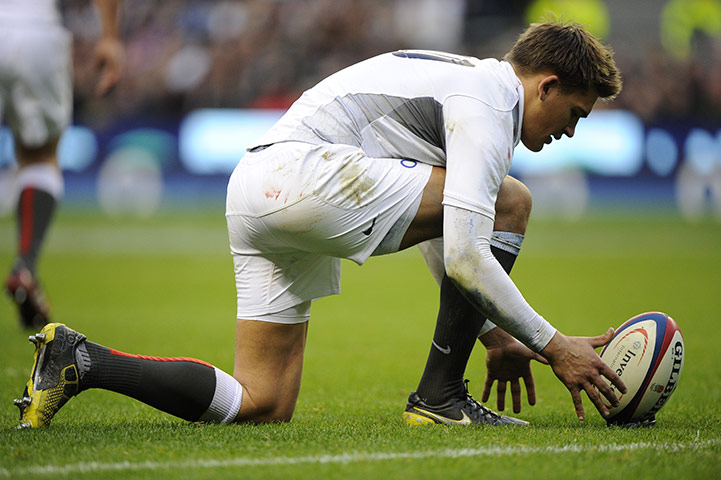 England v All Blacks: Toby Flood lines up another penalty