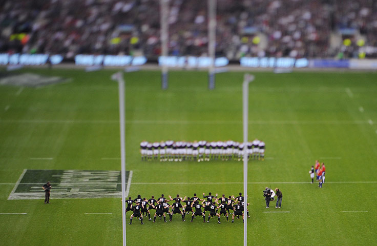 England v All Blacks: The All Blacks perform their famous Haka 