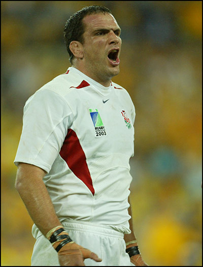 England Rugby Kits: Martin Johnson issues orders to his fellow English forwards