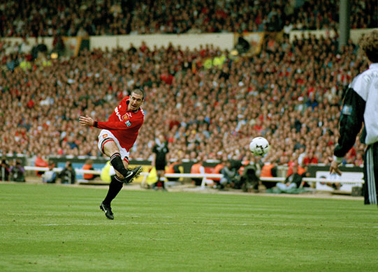Alex Ferguson: Eric Cantona scores the winning goal in the 1996 FA Cup final