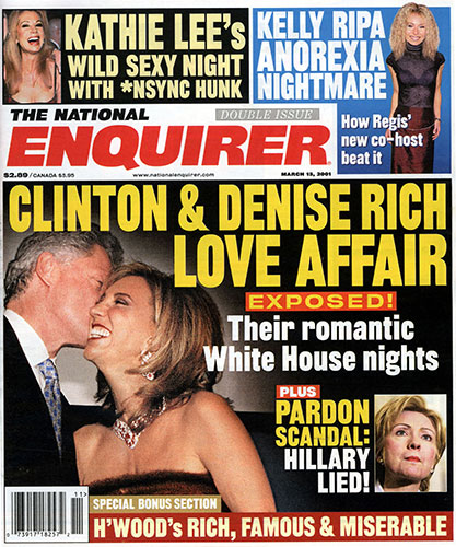 In Pictures National Enquirer Front Pages Media The Guardian