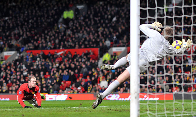 Wednesday football: Wayne Rooney opens the scoring against West Ham